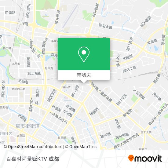 百嘉时尚量贩KTV地图