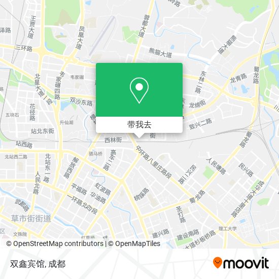 双鑫宾馆地图