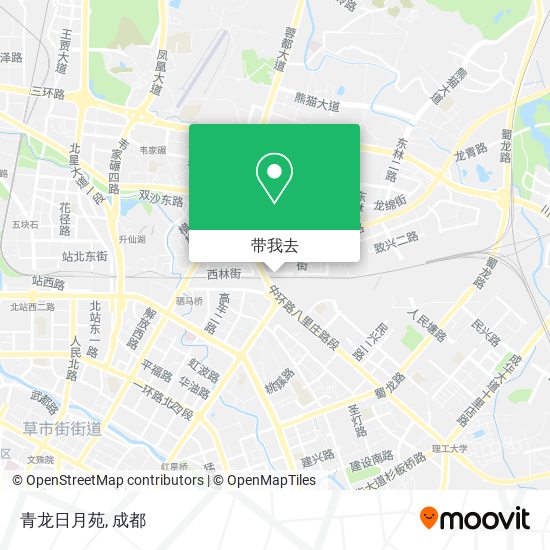 青龙日月苑地图