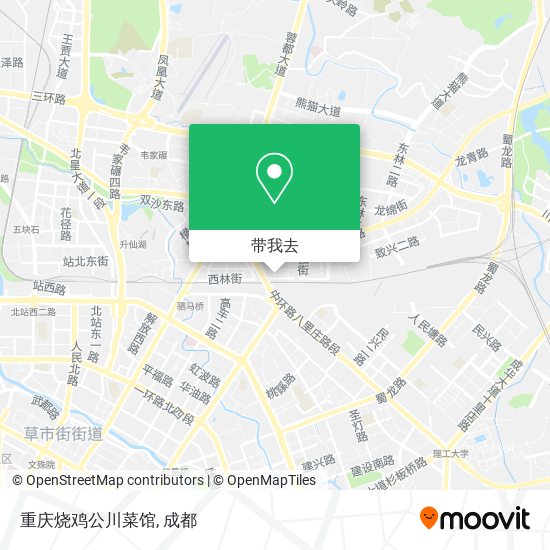 重庆烧鸡公川菜馆地图