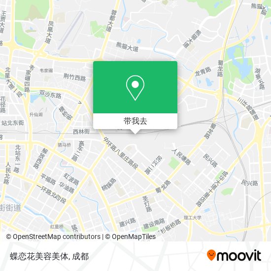 蝶恋花美容美体地图