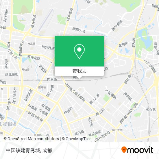 中国铁建青秀城地图
