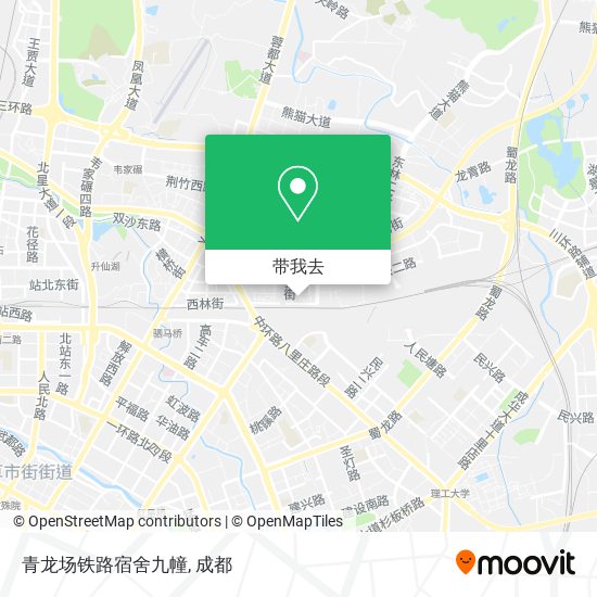 青龙场铁路宿舍九幢地图