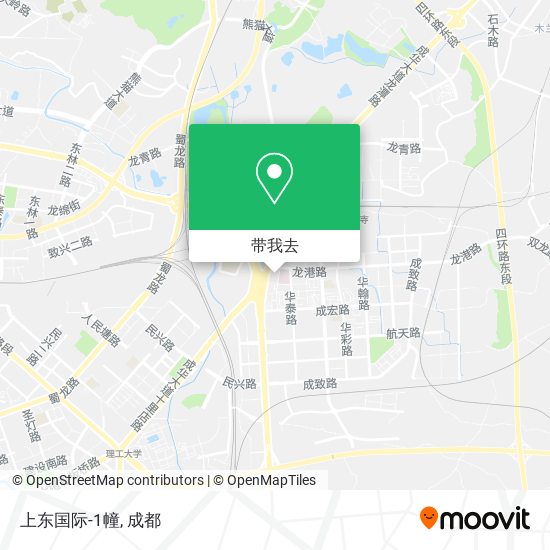 上东国际-1幢地图