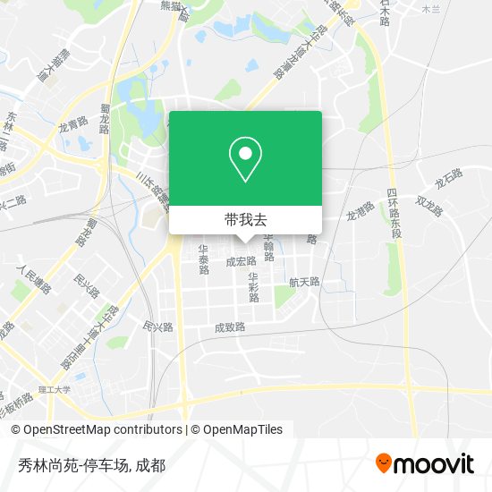 秀林尚苑-停车场地图