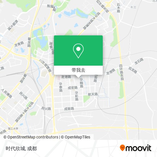 时代欣城地图