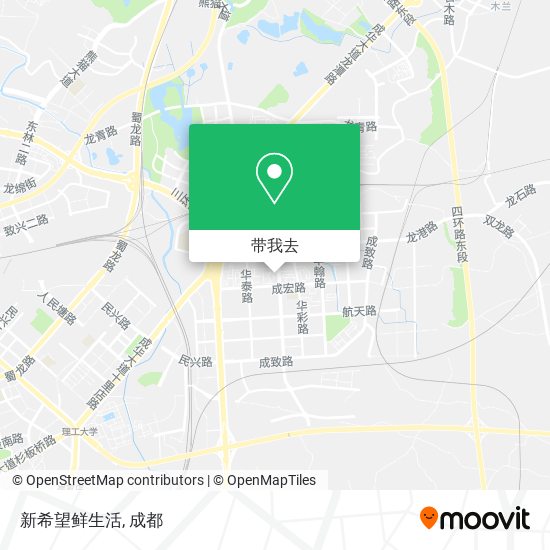 新希望鲜生活地图