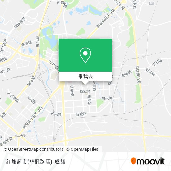红旗超市(华冠路店)地图