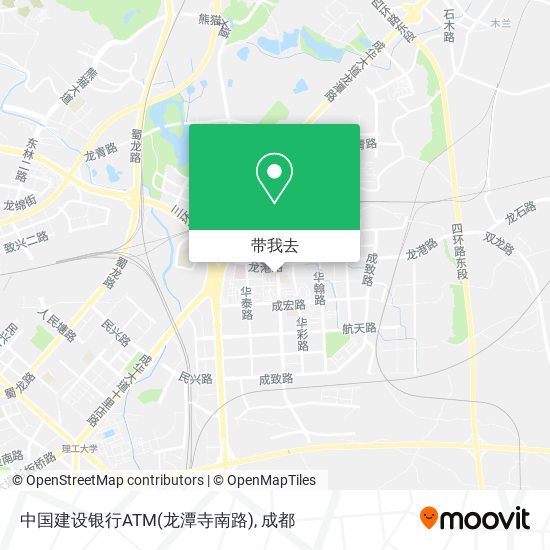 中国建设银行ATM(龙潭寺南路)地图