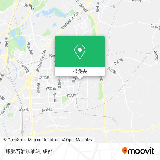 顺驰石油加油站地图