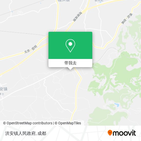 洪安镇人民政府地图