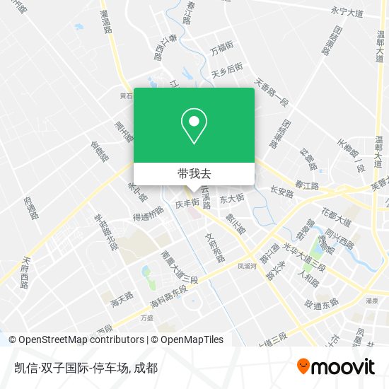 凯信·双子国际-停车场地图