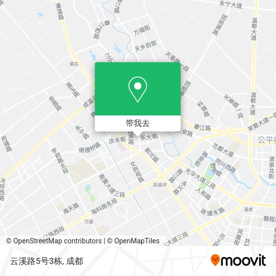 云溪路5号3栋地图