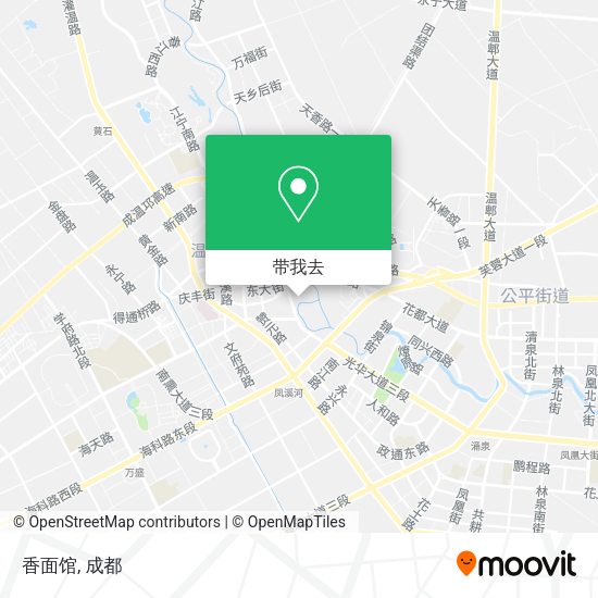 香面馆地图