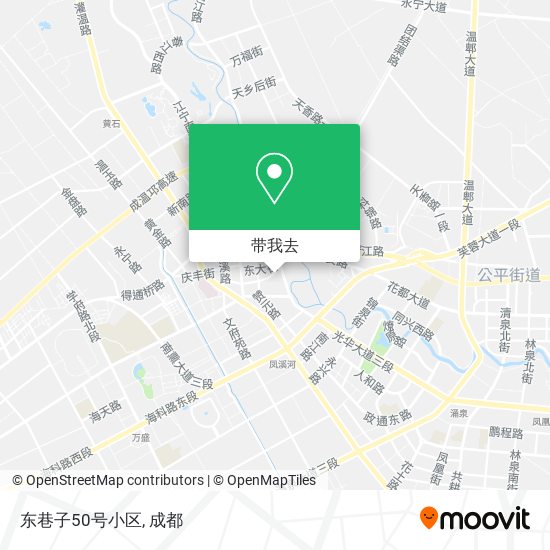 东巷子50号小区地图