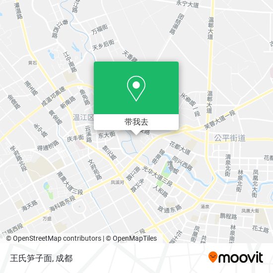 王氏笋子面地图