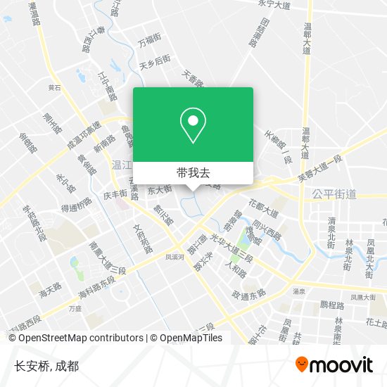 长安桥地图