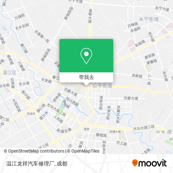 温江龙祥汽车修理厂地图