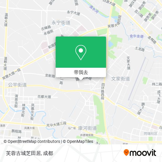 芙蓉古城芝田居地图