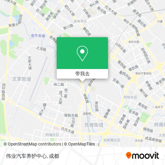 伟业汽车养护中心地图