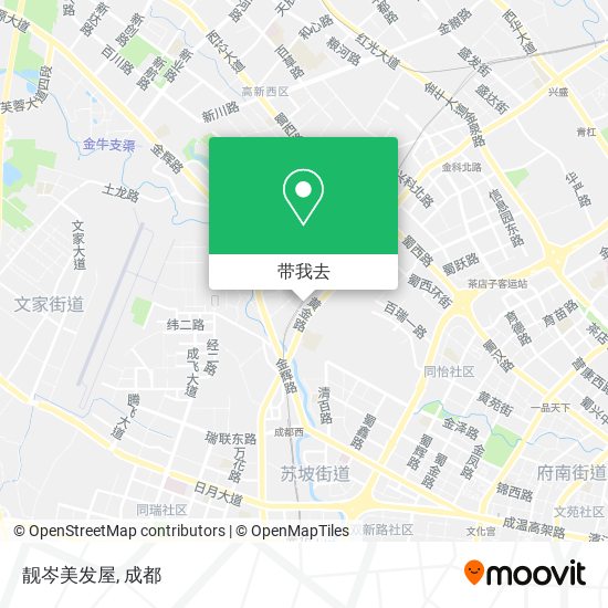 靓岑美发屋地图