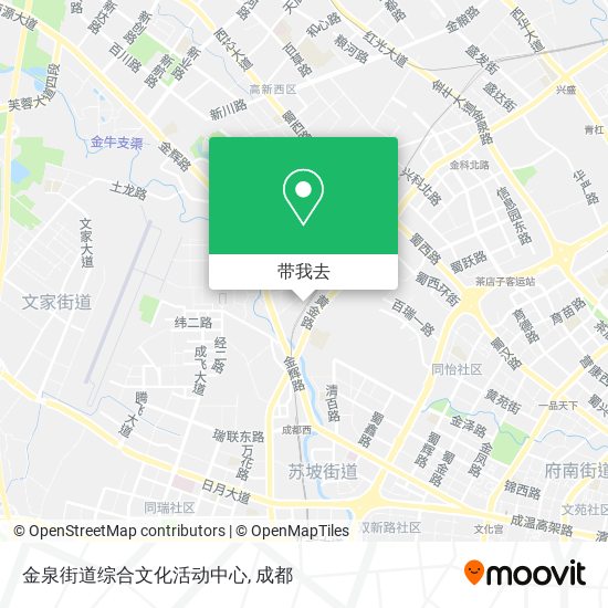 金泉街道综合文化活动中心地图