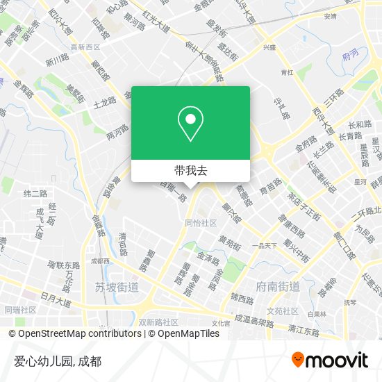 爱心幼儿园地图