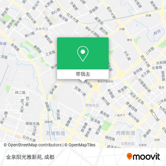 金泉阳光雅新苑地图