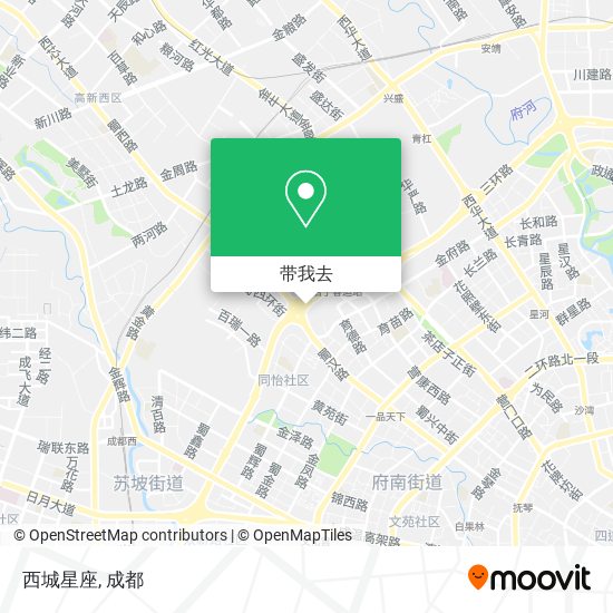 西城星座地图