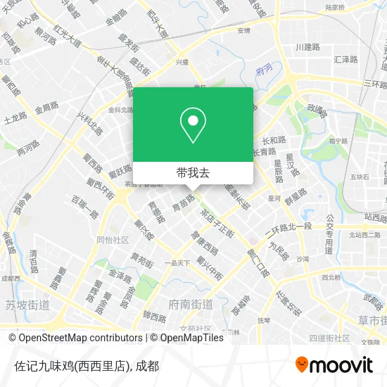 佐记九味鸡(西西里店)地图