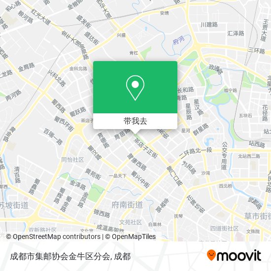 成都市集邮协会金牛区分会地图