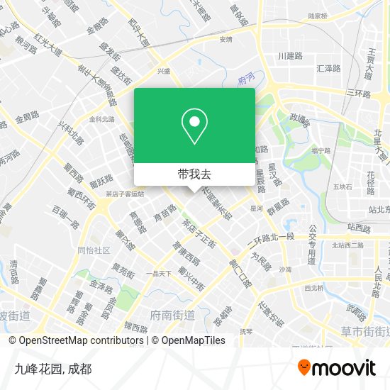 九峰花园地图