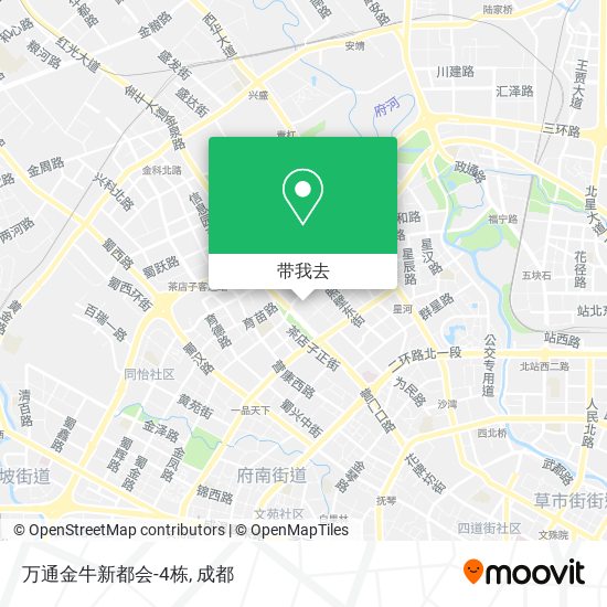 万通金牛新都会-4栋地图