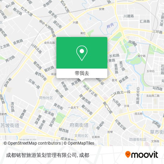 成都铭智旅游策划管理有限公司地图