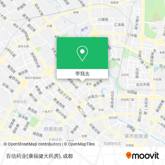 百信药业(康福健大药房)地图
