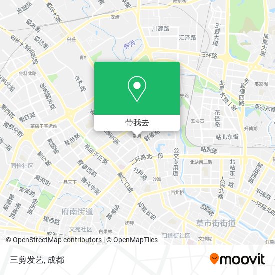 三剪发艺地图