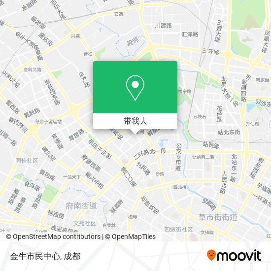 金牛市民中心地图