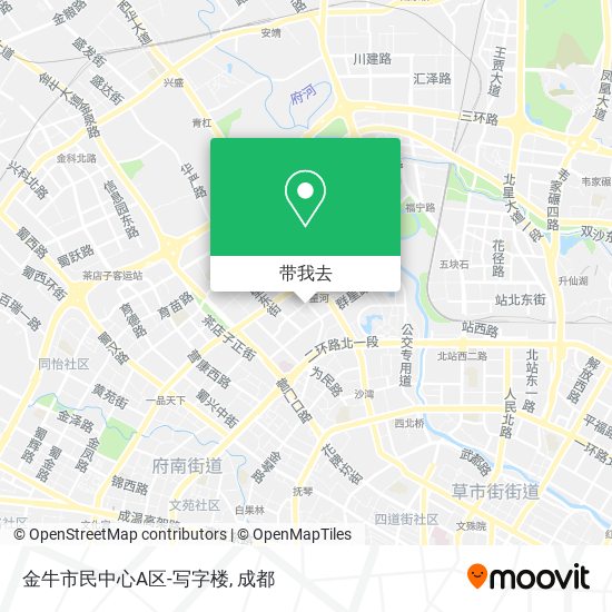 金牛市民中心A区-写字楼地图
