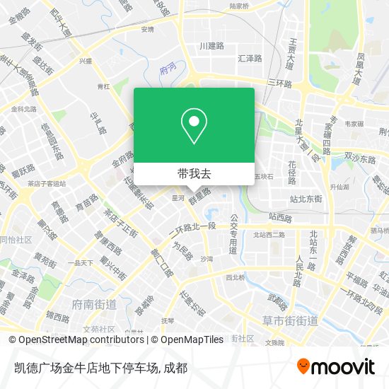 凯德广场金牛店地下停车场地图