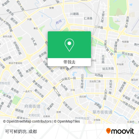 可可鲜奶坊地图