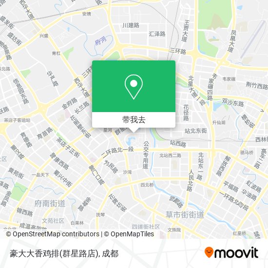 豪大大香鸡排(群星路店)地图