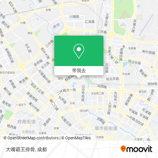 大嘴霸王排骨地图