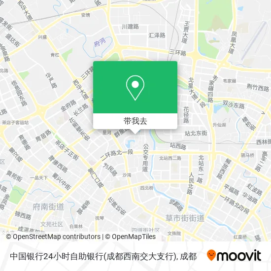 中国银行24小时自助银行(成都西南交大支行)地图