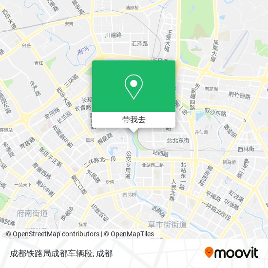 成都铁路局成都车辆段地图