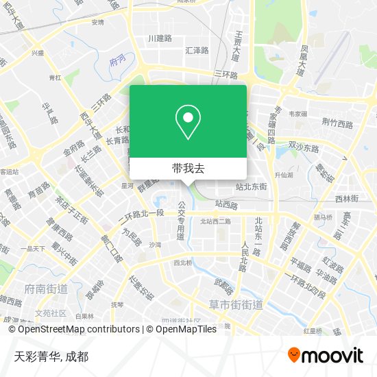 天彩菁华地图