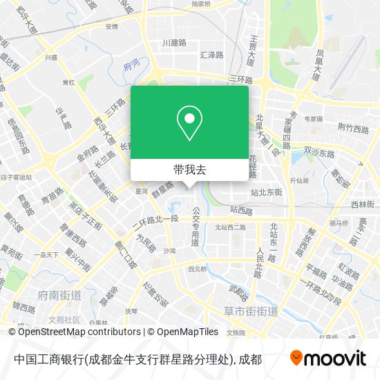 中国工商银行(成都金牛支行群星路分理处)地图