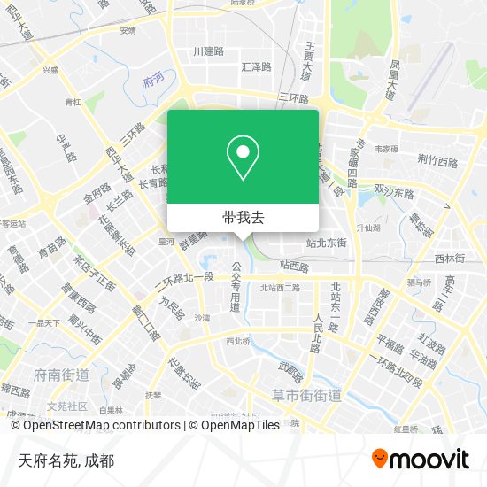 天府名苑地图