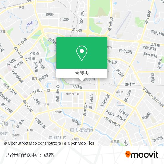 冯仕鲜配送中心地图