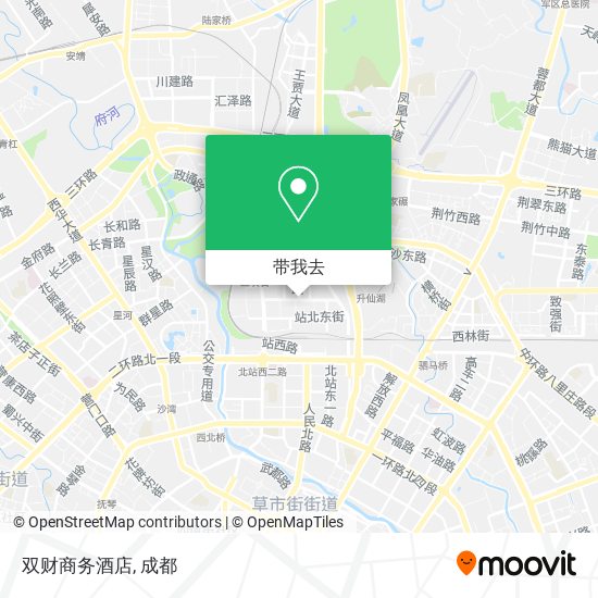 双财商务酒店地图