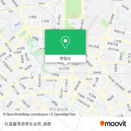 红森媛美容养生会所地图
